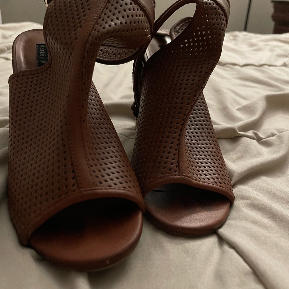 Parker & Sky Strapped Heels